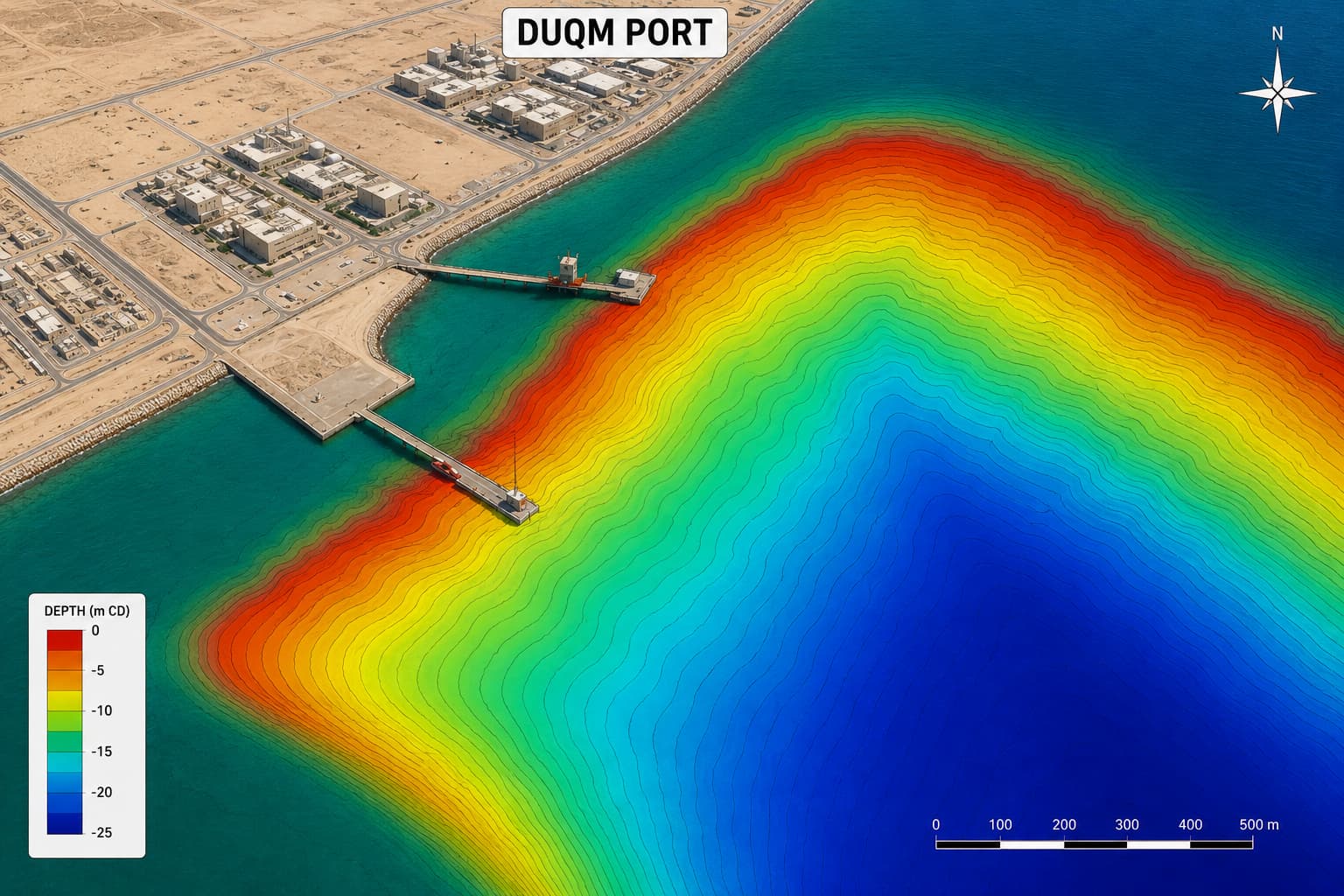 Land Topographic Surveying Survey,Marine survey in oman